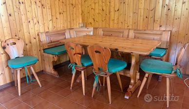 tavolo con panca