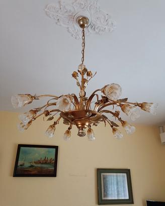 Lampadario e due applique