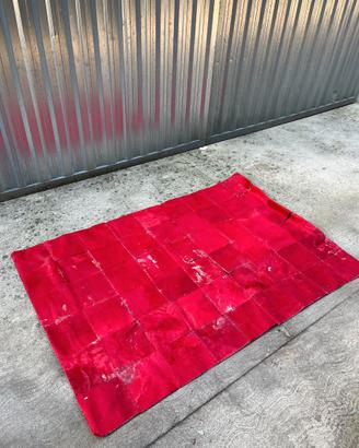 Tappeto in cavallino rosso