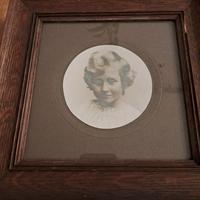 ANTICA FOTO PRIMI 900 IN CORNICE DI ROVERE. 