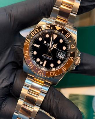 Rolex Gmt Rootbeer 2025 Acciaio Oro Rosa 126711