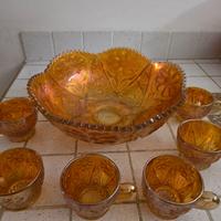 Set ciotolone e coppe sangria/punch vintage