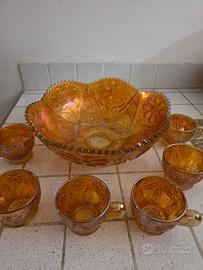 Set ciotolone e coppe sangria/punch vintage