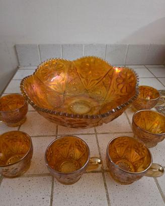 Set ciotolone e coppe sangria/punch vintage