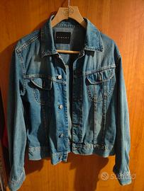 giacca jeans Sisley uomo