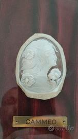 Cammeo in quadro cm 6 x 7,5