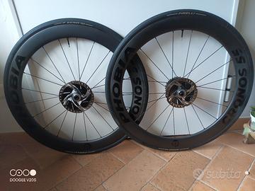 ruote carbonio disco 