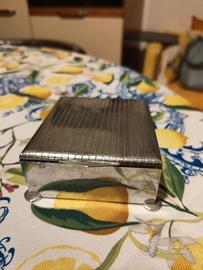 Set Art Déco stile Liberty anni 30/40 in metallo