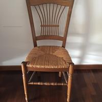 Sedie 6 pezzi in legno