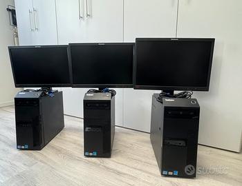 PC fisso Lenovo + Monitor Lenovo 22 pollici