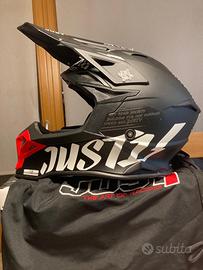 casco moto+mascherina JUST1