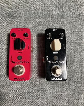 Pedalino Mooer Ana Echo e Mooer Trlicopter