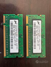 Ram ddr2 512 MB (2x256MB)