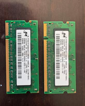 Ram ddr2 512 MB (2x256MB)