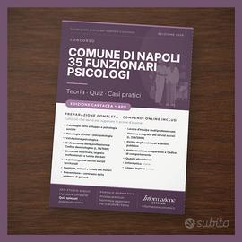 Manuale Concorso Napoli 35 Psicologi Completa