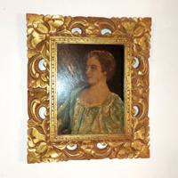 Prestigioso dipinto olio su tavola