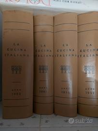 La Cucina italiana dal 1956 al 1963  fascicoli men