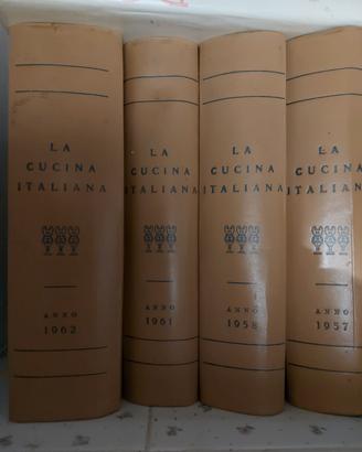 La Cucina italiana dal 1956 al 1963  fascicoli men