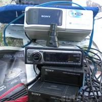 Stereo e caricatore sony + amplificatore