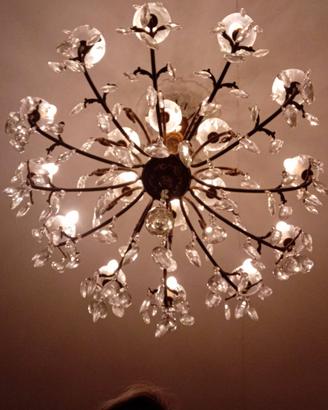 LAMPADARIO ANTICO 12 BRACCI + ALTRO 10 BRACCI