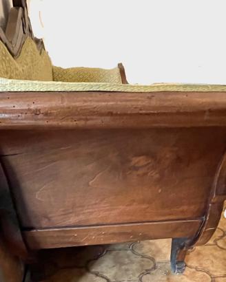 DIVANO A BARCA ANTICO USATO