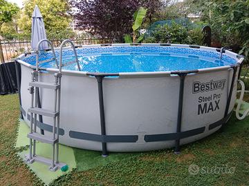 Piscina con struttura tonda 4,26 metri