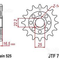 Pignone jtf741 Z 15 Ducati 749 / 999 / 848