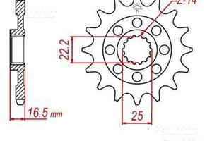 Pignone jtf741 Z 15 Ducati 749 / 999 / 848