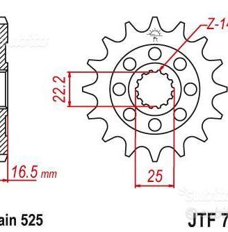 Pignone jtf741 Z 15 Ducati 749 / 999 / 848