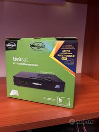 DIGIQUEST Decoder Tivùsat Ti9 con Smartcard Inclus