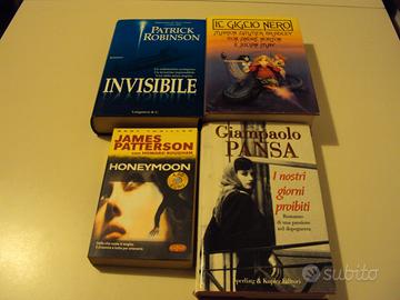 Libri vari:J.Patterson, P.Robinson,G.Pansa,Bradley