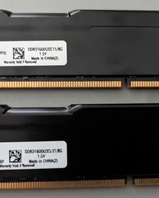 RAM DDR3 16GB 2X8GB 