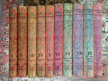 Opera omnia Dante Alighieri 10 volumi