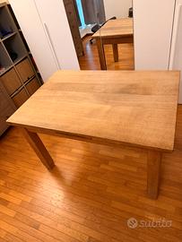 Tavolo da pranzo allungabile vero legno