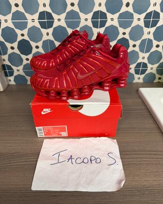 Nike shox tl red