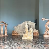 Set decorazioni acquario rovine romane 4 pezzi