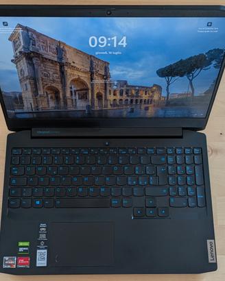 PC gaming Lenovo IdeaPad 3 -Ryzen7 4800H,16GB RAM