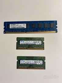 3 banchi di ram da 4 gb