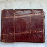 Portafoglio da uomo vintage in pelle