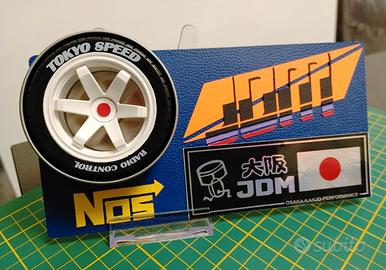 Targa legno Racing JDM (20x10cm)