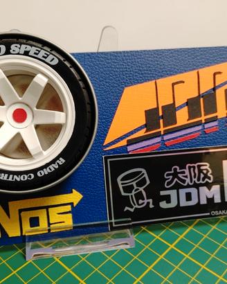 Targa legno Racing JDM (20x10cm)