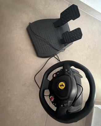 Volante per playstation trhustmaster t 98 ferrari