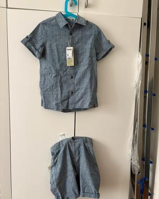 Nuovo con etichetta conpleto Benetton in lino
