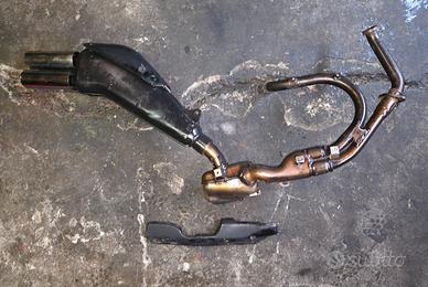scarico usato originale honda transalp XL 650 V 