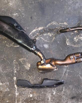 scarico usato originale honda transalp XL 650 V 