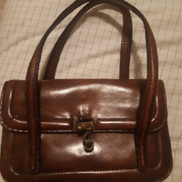 Borsa vintage anni '60 in pelle