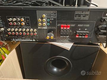sintoamplificatore kenwood jbl sistema cinema home