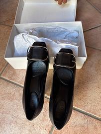 Scarpe nere da donna in pelle geox eleganti