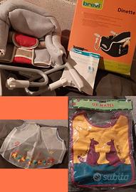 Kit Pappa Completo: Seggiolino-bavaglino-grembiule