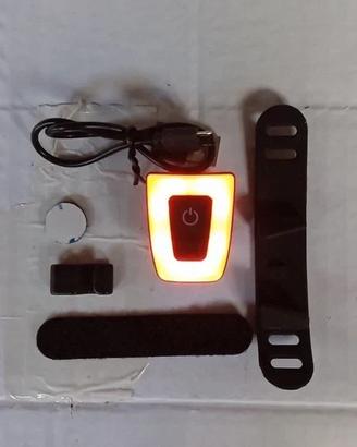 Bicicletta Luce posteriore casco LED 3 modalità ri